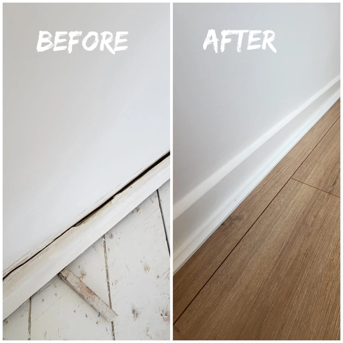 skirting-before-after-coventry-godiva-decorators Skirting and trim before and after decorating in Coventry by Godiva Decorators (before and after)
